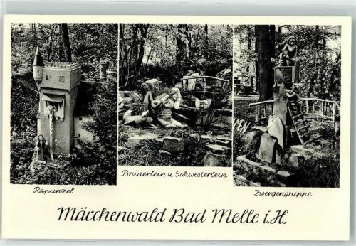 Melle Märchenwald Rapunzel Brüderlein und Schwesterlein Zwergengruppe