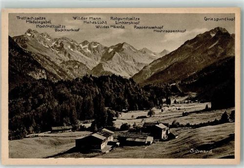 Schwand Wilder Mann Linkerskopf Rotgrundspitze Mädelgabel