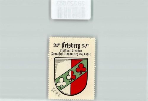 Felsberg Wappen Kaffee Hag ca. 1920-1940