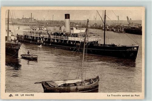 Trouville Dampfer Fischerboot