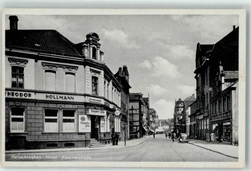 45879 W4650 Horst - Essenerstraße Gasthaus Theodor Hollmann Emailleschilder Fahrrad