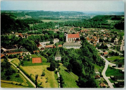 Altenmarkt Fliegeraufnahme Stiftskirche Baumburg