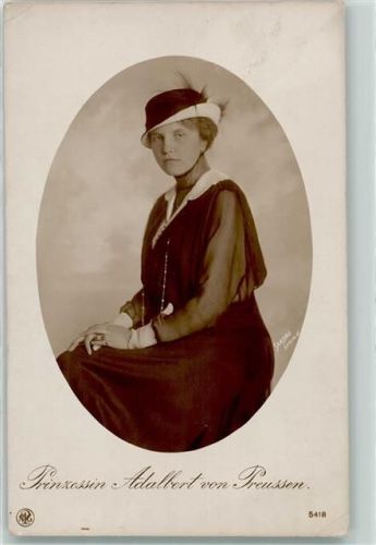 Prinzessin Adalbert von Preussen Prinzessin Adelheid von Sachsen Meiningen