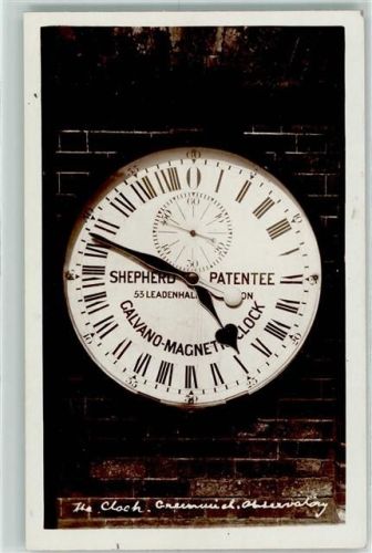 Calvano Magnete Clock AK Uhr Foto AK