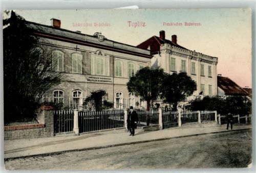 Lazne Teplice nad Becvou 1909 Preußisches Badehaus Städtisches Badehaus