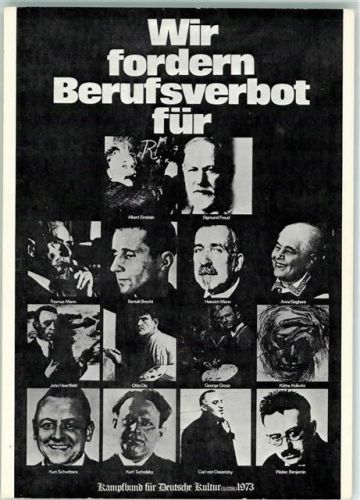 Satire von Ernst Volland Nr. 1 Berufsverbot - Kampfbund für deutsche Kultur