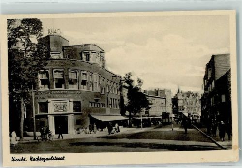 Utrecht Nachtegaalstraat 1845 Fahrrad Tram Straßenbahn