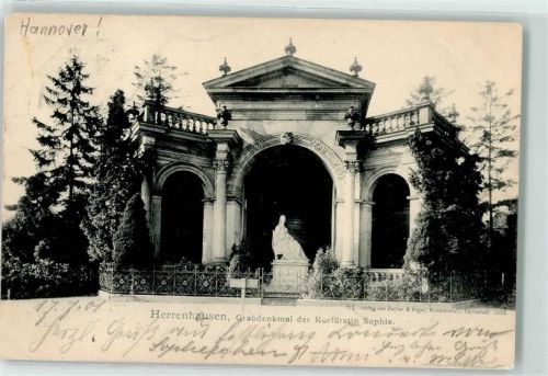 30159 W3000 Herrenhausen 1901 - Grabdenkmal der Kurfürstin Sophie