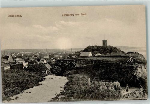 Graudenz Schloßberg und Stadt Turm Fabrik