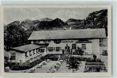 Grassau Gasthaus Bauerngirgl Gartenterrasse
