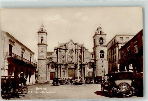 Havanna Columbus Kathedrale Auto