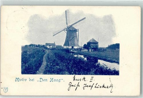 Den Haag 1899 Windmühle