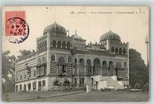 Paris 1906 Parc Montsouris , Observatoire AK