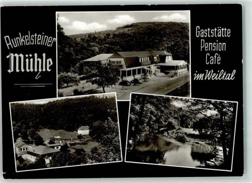 61250 W6390 Usingen KEINE AK Gasthaus-Cafe Runkelsteiner Mühle
