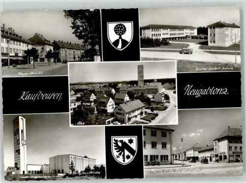 94032 W8390 Hals , Niederbay - Herz-Jesu-Kirche Neuer Markt Gustav-Leufelt-Schule Bürgerstraße