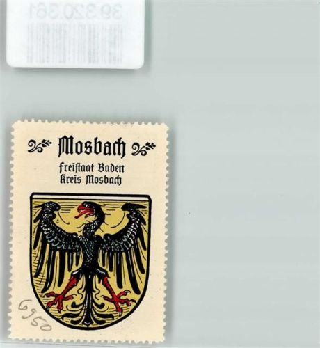 Mosbach Wappen Kaffee Hag Nr. 80 ca. 1920-1940 Adler