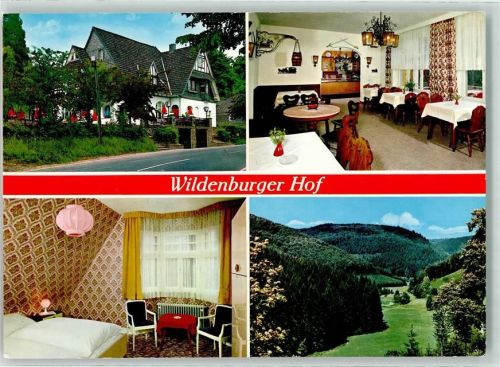 Krottorf Hotel-Gasthaus Wildenburger Hof Gastraum Fremdenzimmer