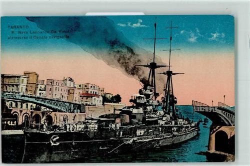 Taranto Schlachtschiff Leonardo Da Vinci