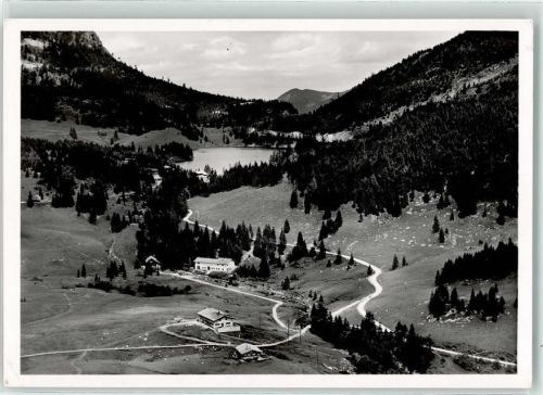 Spitzingsee Spitzingsee Fliegeraufnahme Hüttenstempel