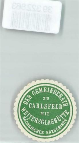 Carlsfeld Gemeinderath Weiterglashütte Grün Weiß
