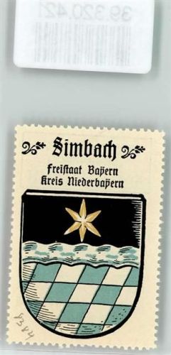 Simbach Wappen Kaffee Hag Nr. 61 ca. 1920-1940