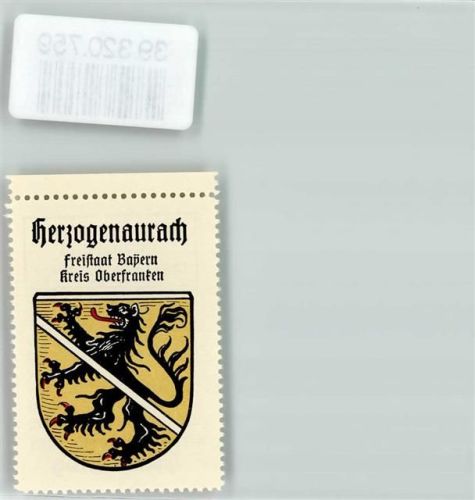 Herzogenaurach Wappen Kaffee Hag Nr. 23 ca. 1920-1940 Löwe