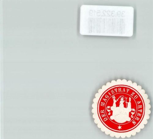 Artern Der Magistrat Rot Weiß Stern