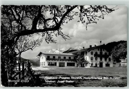 Hinterthiersee Gasthaus Pension Neuwirt