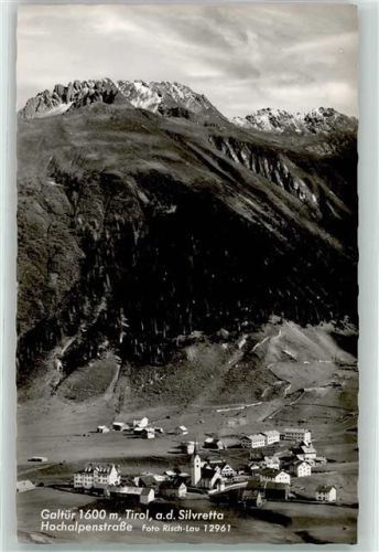 Galtür an der Silvretta Hochalpenstraße