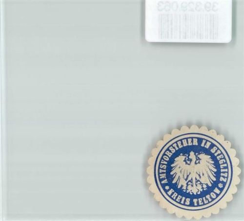 Steglitz Amtsvorsteher in Steglitz Kreis Teltow