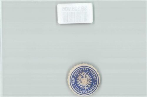 Neubrandenburg Postwesen Kais. Deutsches Postamt Neubrandenburg