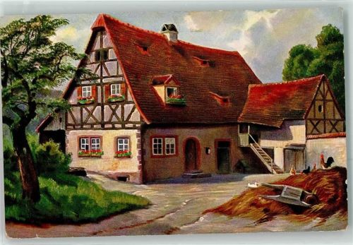 1910 Fränkisches Hühner Hahn TSN Serie 907