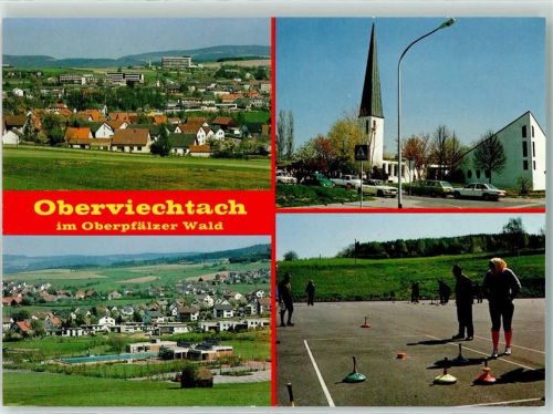 Oberviechtach Curlingspielplatz Schwimmbad Kirche