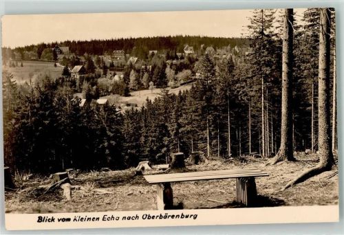 Oberbärenburg Kleines Echo Ruhebank
