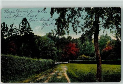 Klingenthal 1918 vor dem Park Ort handschriftlich