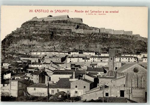 Sagunt Castillo Abside del Salvator y su arrabal