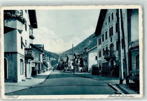 Wörgl Bahnhofstraße Gasthaus Geschäfte Foto AK