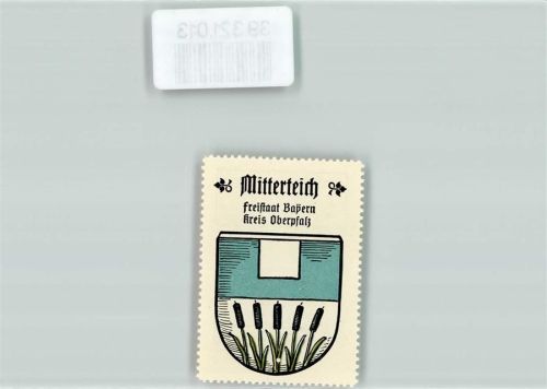 Mitterteich Wappen Kaffee Hag Nr. 44 ca. 1920-1940 Mooskolben