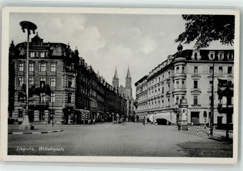 Liegnitz Wilhelmplatz Oldtimer
