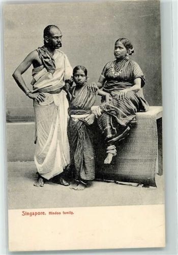 Singapore Hindoo family Volkstypen