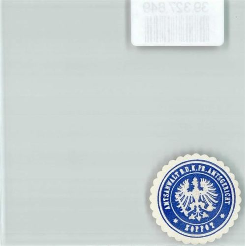 Zoppot Justiz Amtsanwalt b.d. K. Pr. Amtsgericht Zoppot