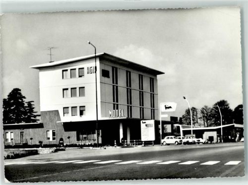 Brescia Motel Tankstelle Agip Oldtimer