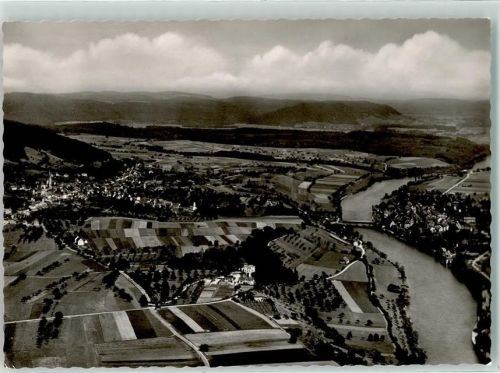 Gailingen Fliegeraufnahme Schloss Rheinburg