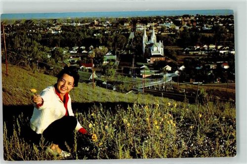 Alberta Medicine Hat Chinook belt Kirche Frau Blumen