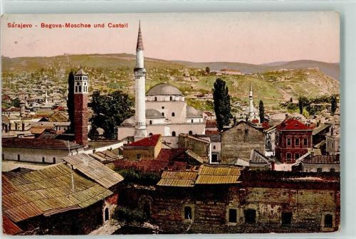 Sarajevo Sarajewo - Begova Moschee und Castell