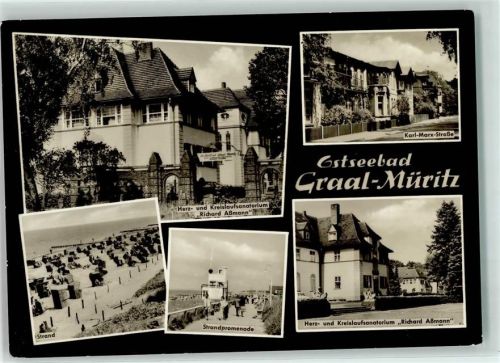 Seeheilbad Graal-Müritz Sanatorium Richard Assmann Strand Strandpromenade Karl Marx-Straße