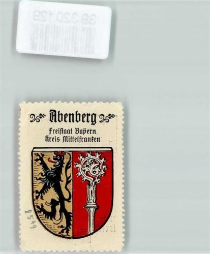 Abenberg Wappen Kaffee Hag Löwe Bischofstab