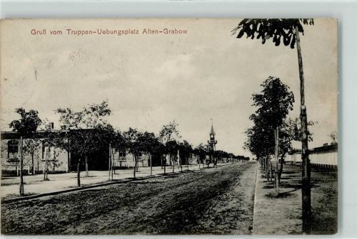 Altengrabow 1907 Truppen-Übungsplatz Alten-Grabenow Wachturm