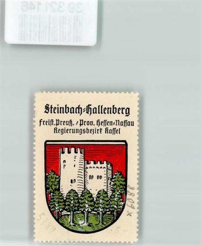 Steinbach-Hallenberg Wappen Kaffee Hag ca. 1920-1940 Burg