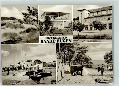 Baabe Campingplatz Dampferanlegestelle HOG Inselparadies Ferienheim Edgar Andre